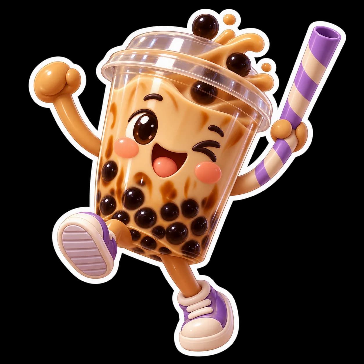 Treat time · Clay food mascot
