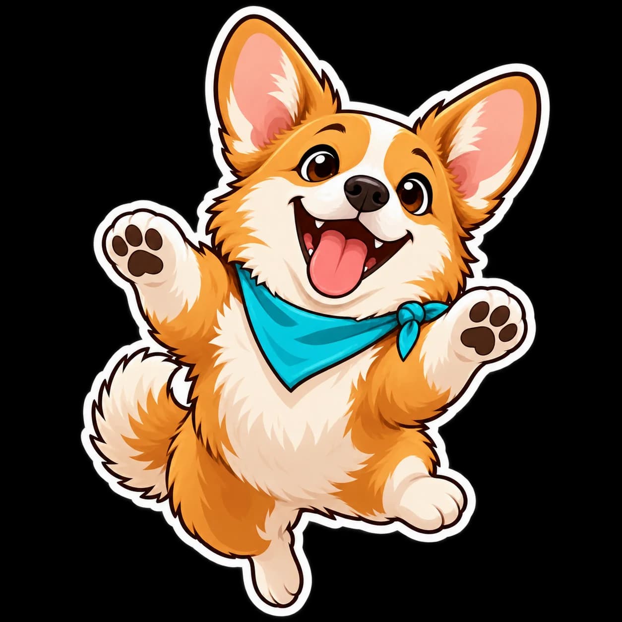 So excited · Vector pet