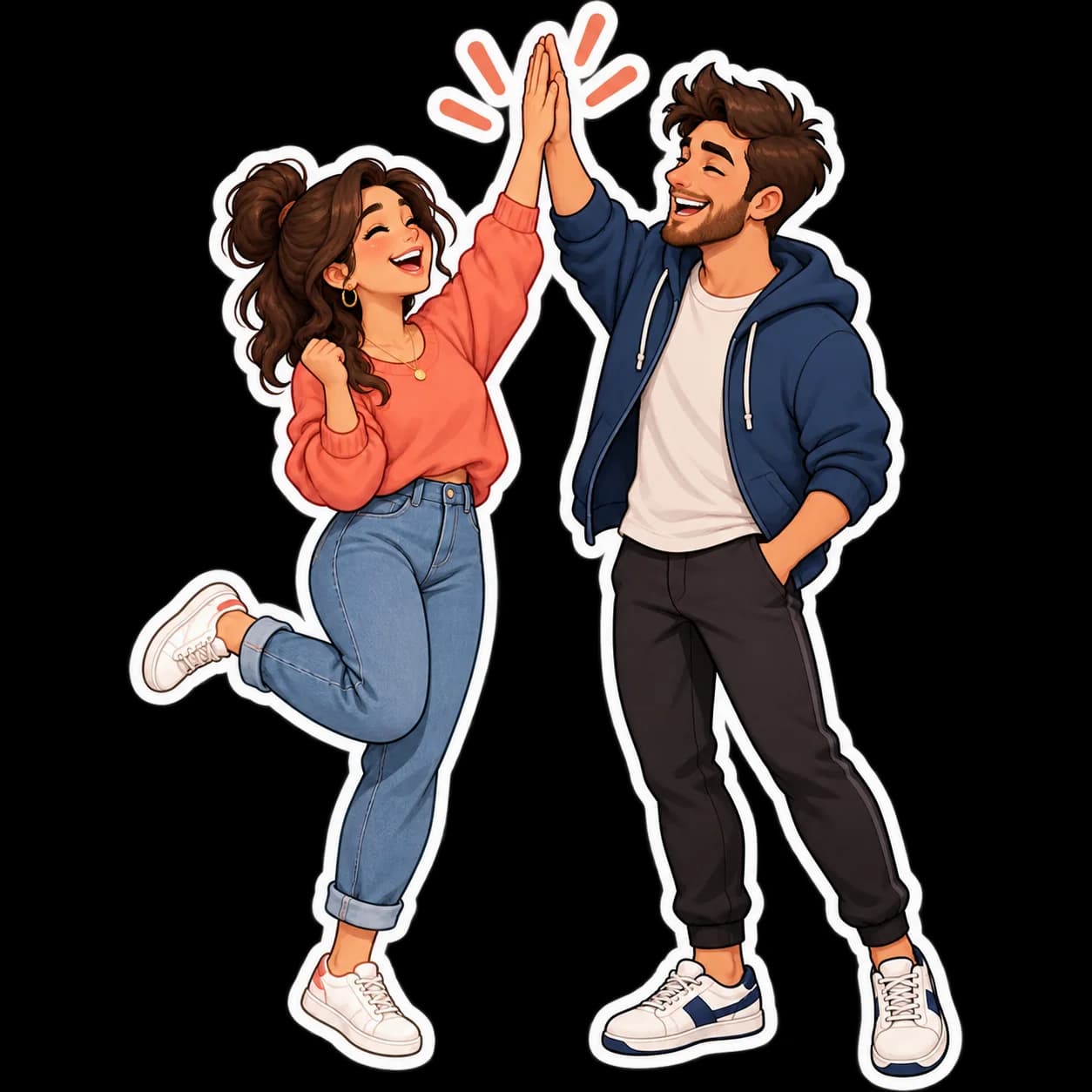 We did it · Everyday couple