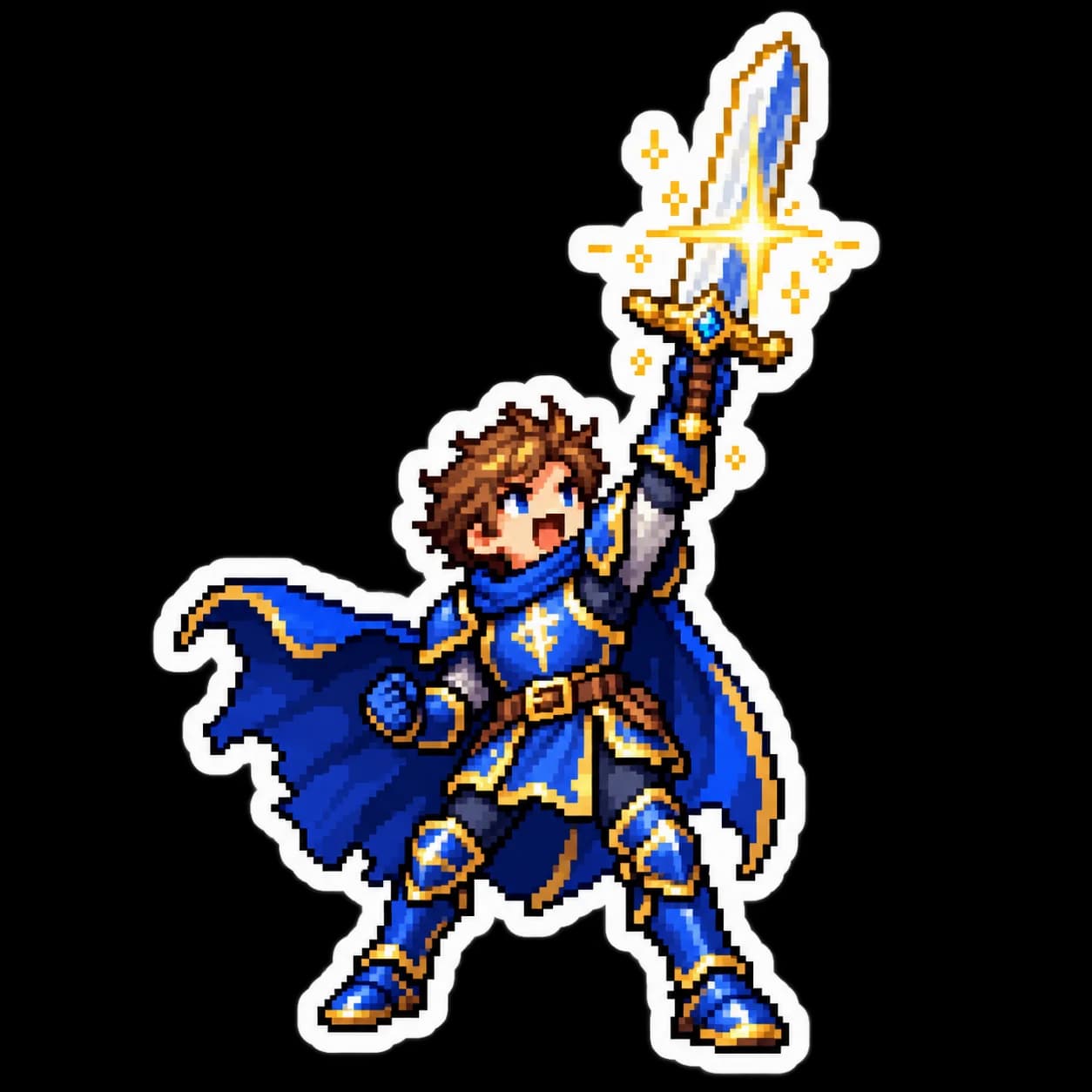 Quest complete · Pixel character