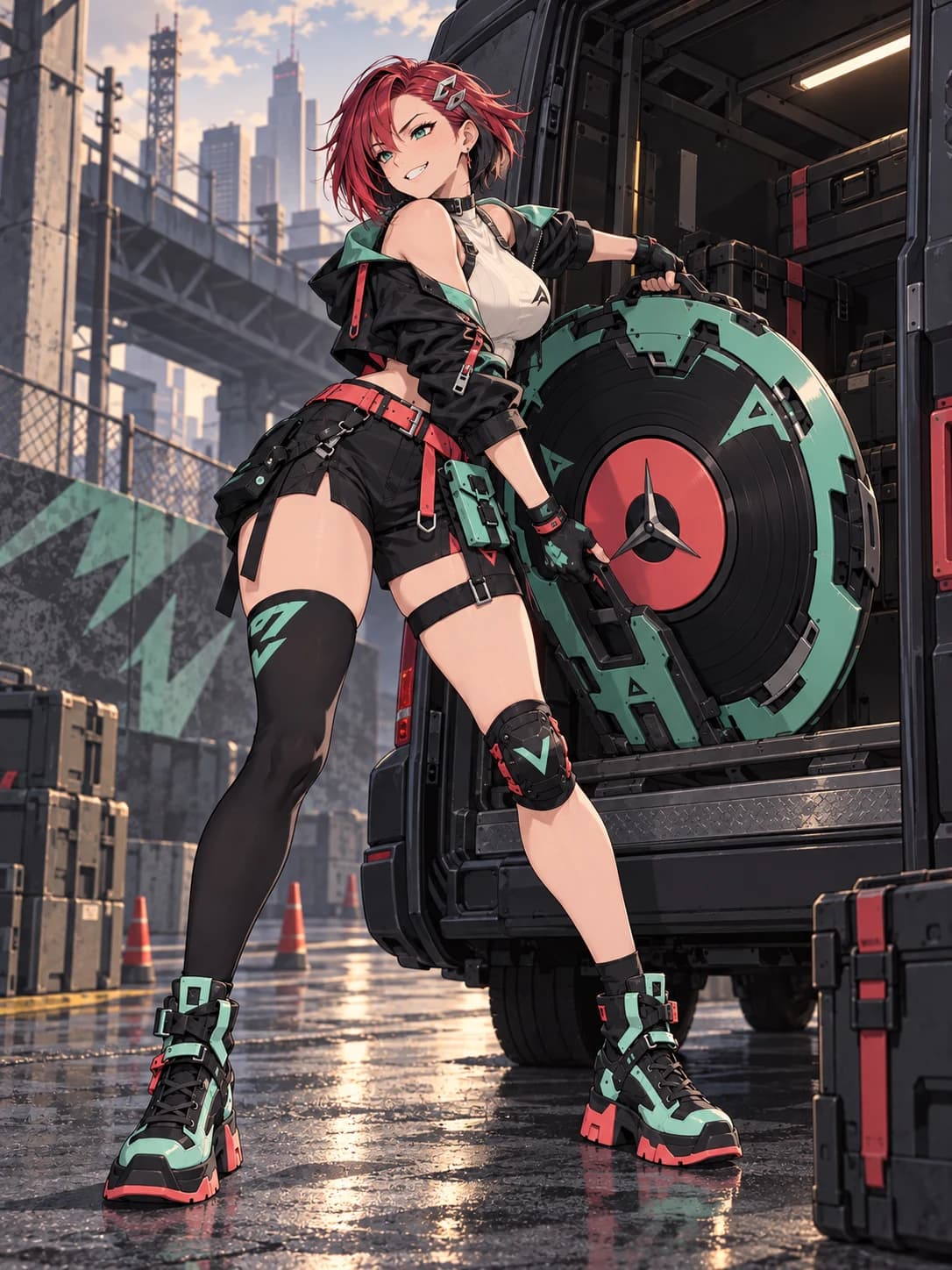 Kaia · Mission · Loading tactical gear