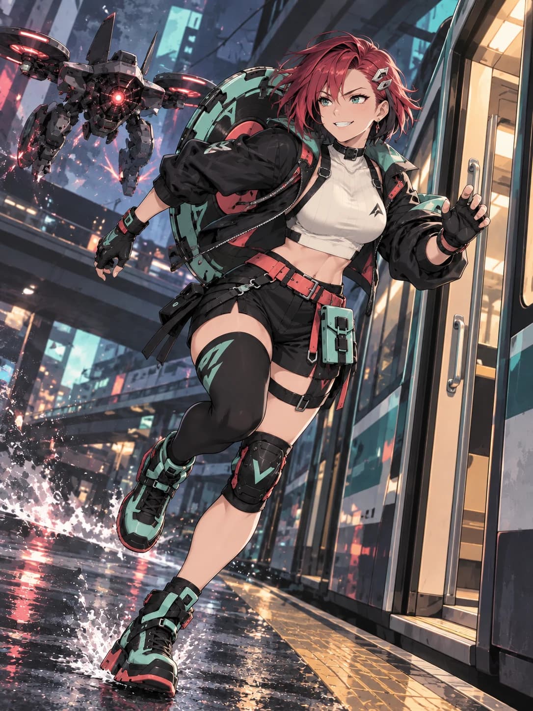 Kaia · Evasion · Dodging a pursuing drone