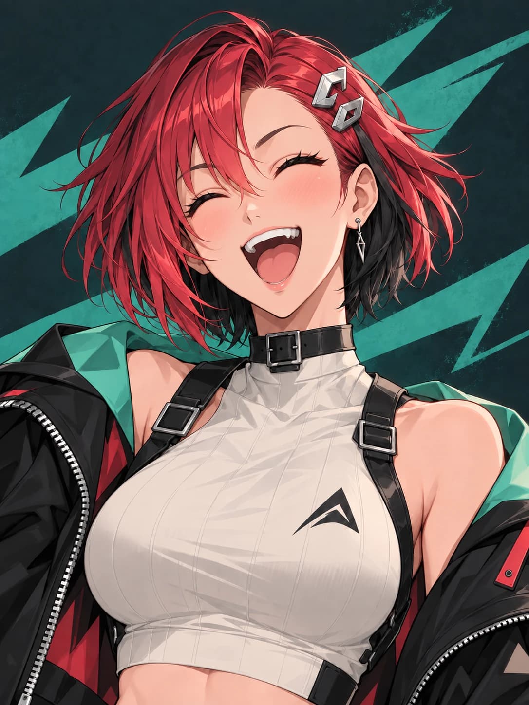Kaia · Expression · An open laugh