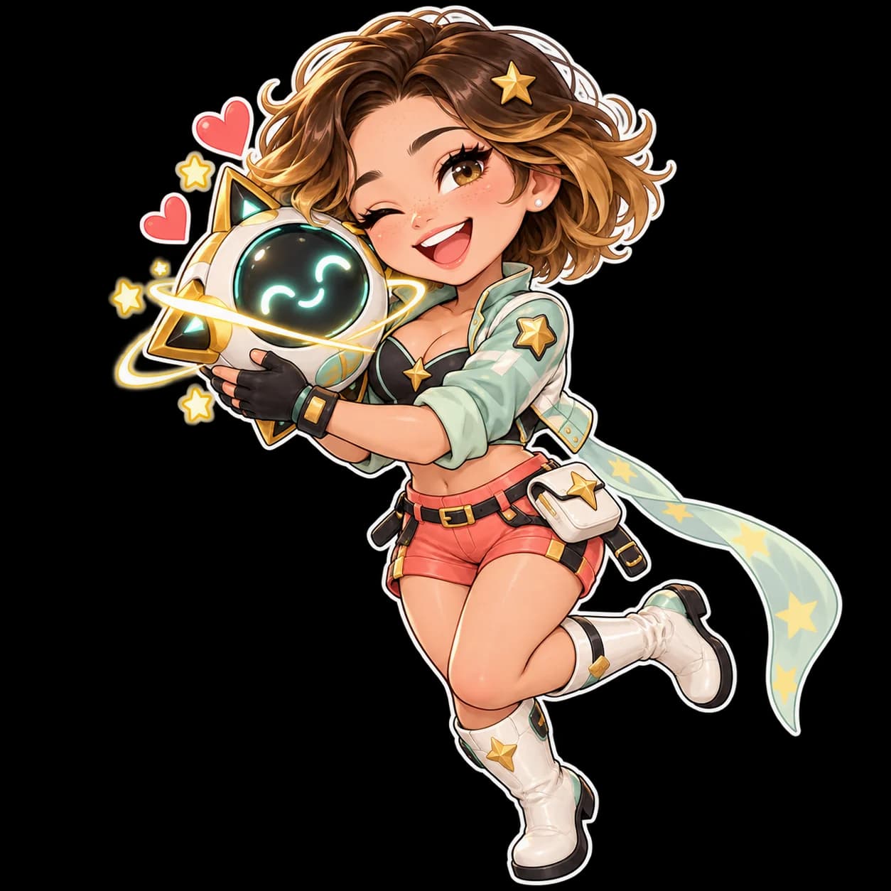 Affection sticker · A little companionship