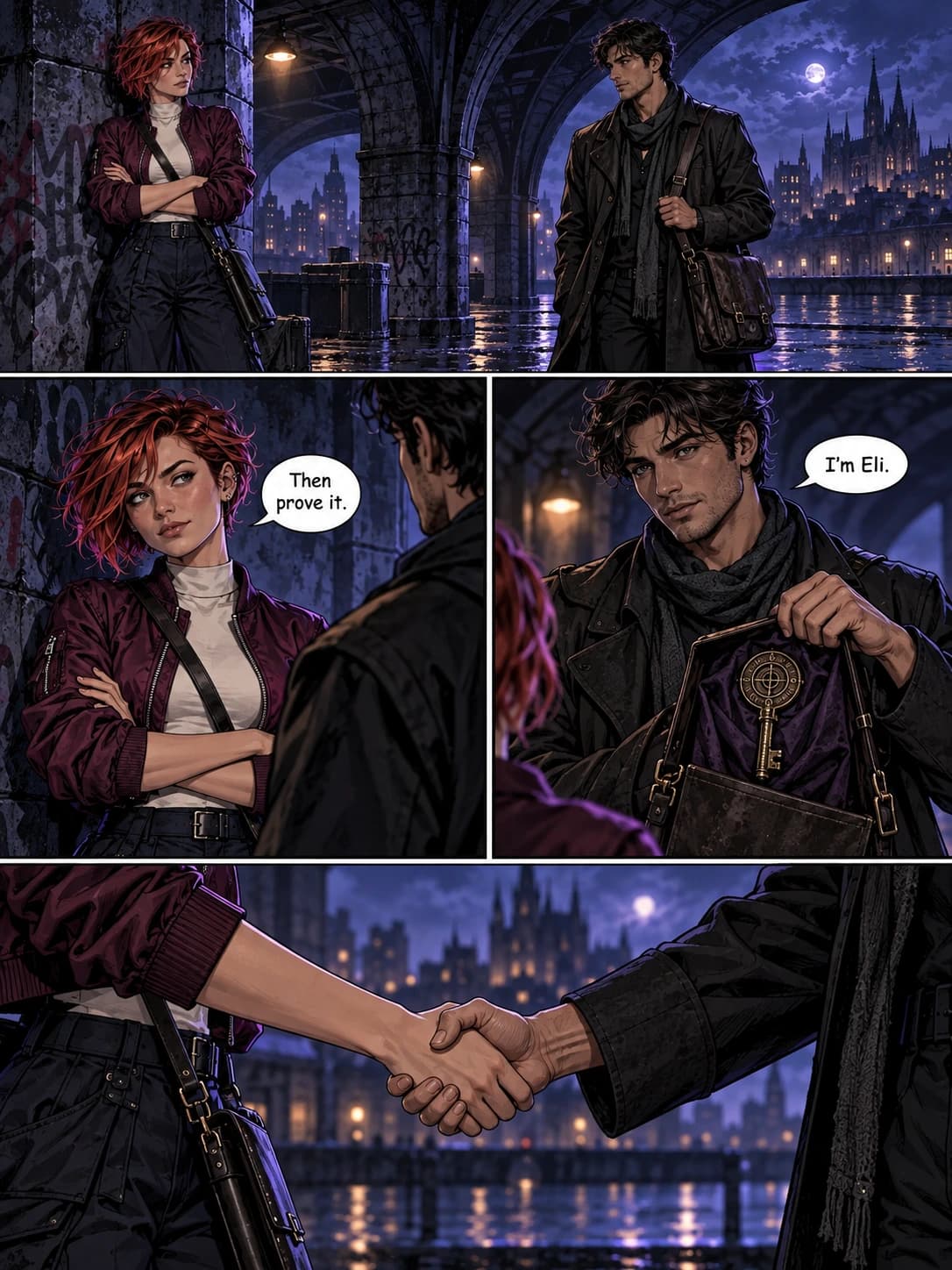 Page 06 · The ally · An unexpected encounter in the dark