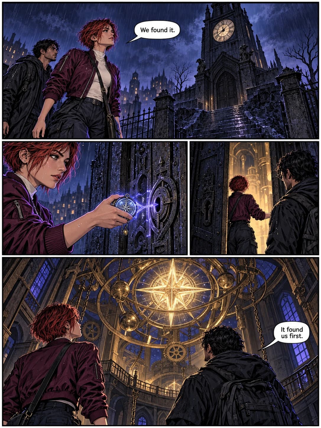 Page 10 · The tower · Follow the signal to its source