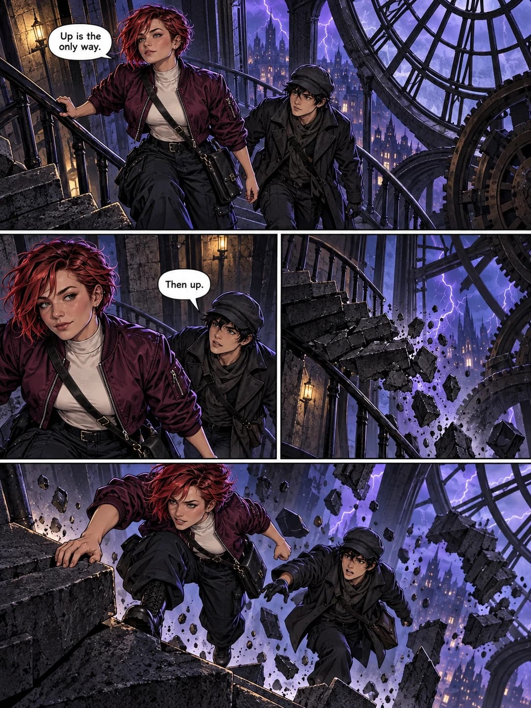 Page 12 · The ascent · The tower is awake