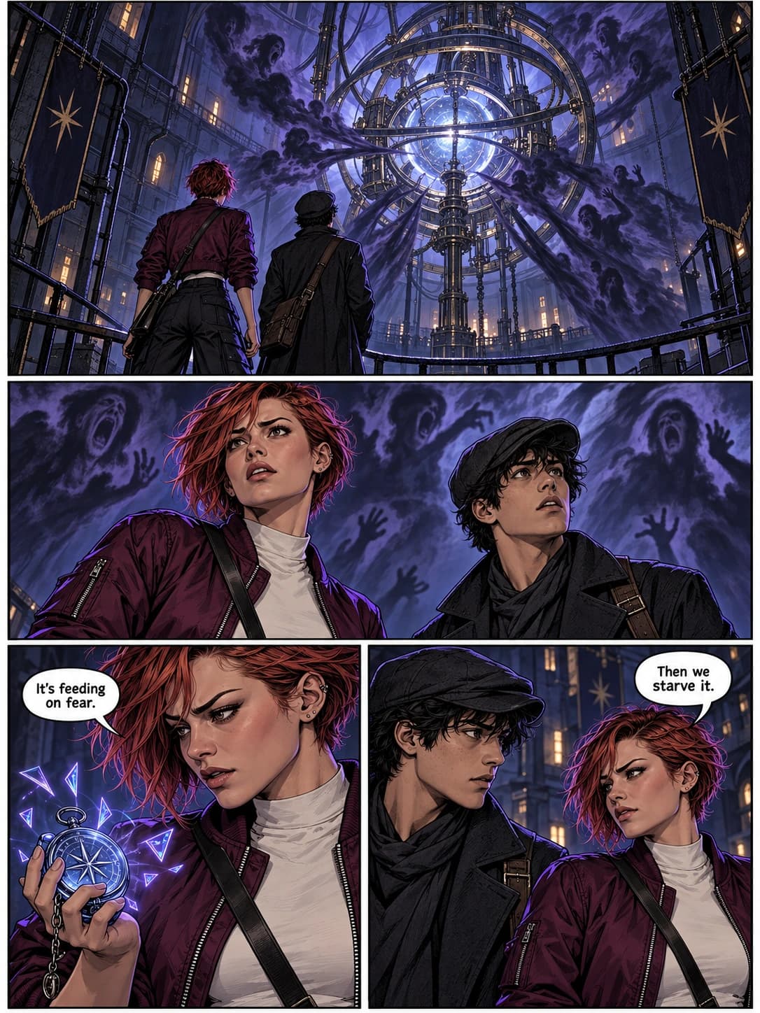 Page 13 · The false star · The city is hiding a machine