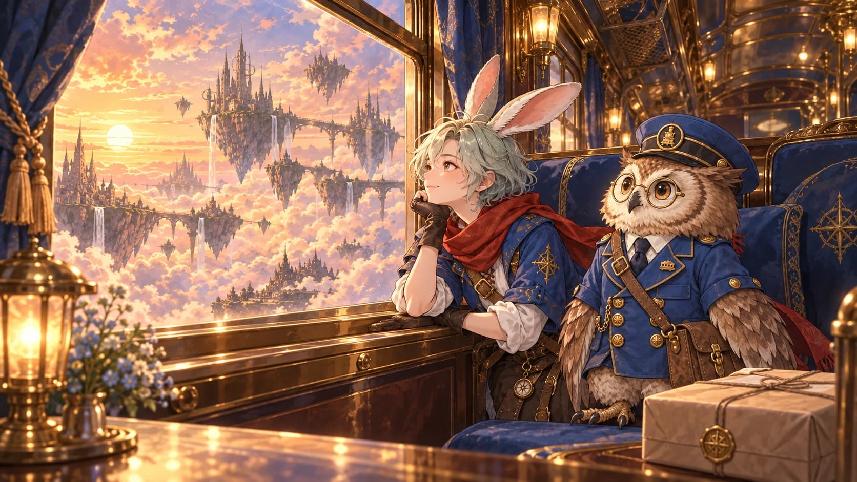 The journey across the sky.