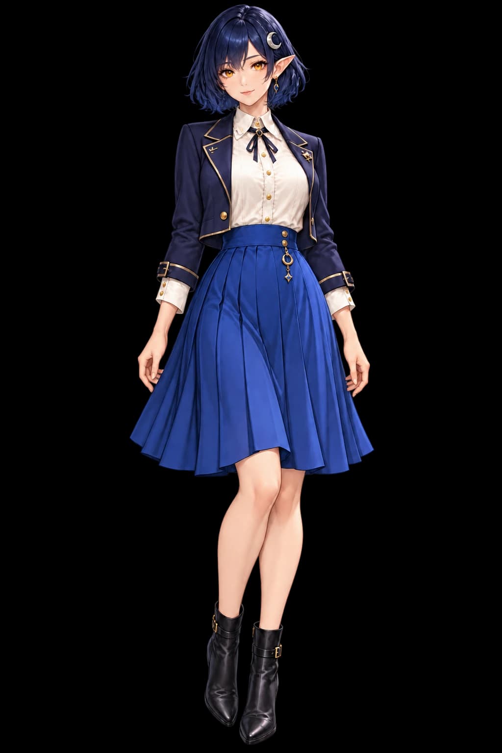 An elf character in the original outfit.