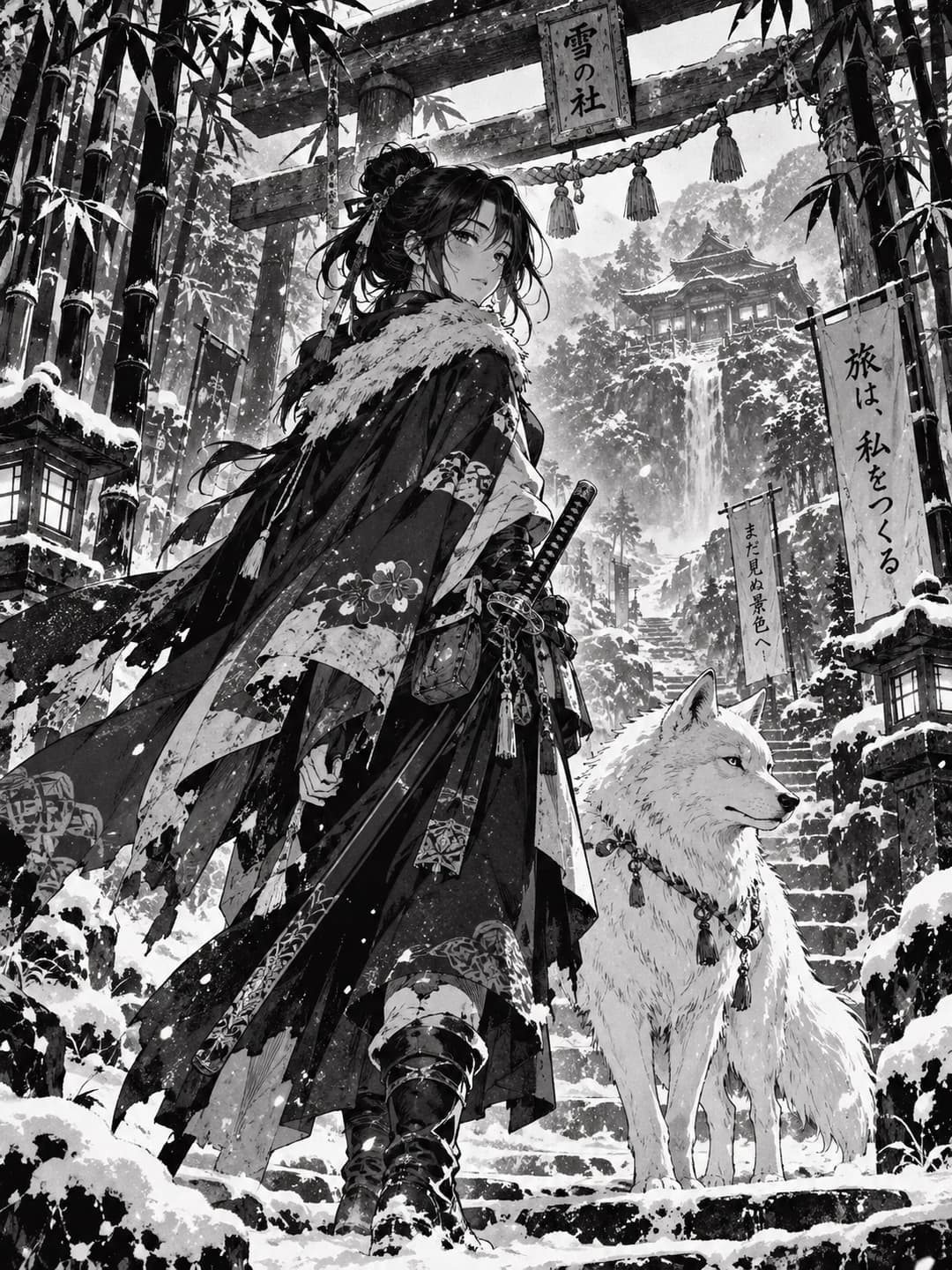 Illustrate the scene prepared artwork 2