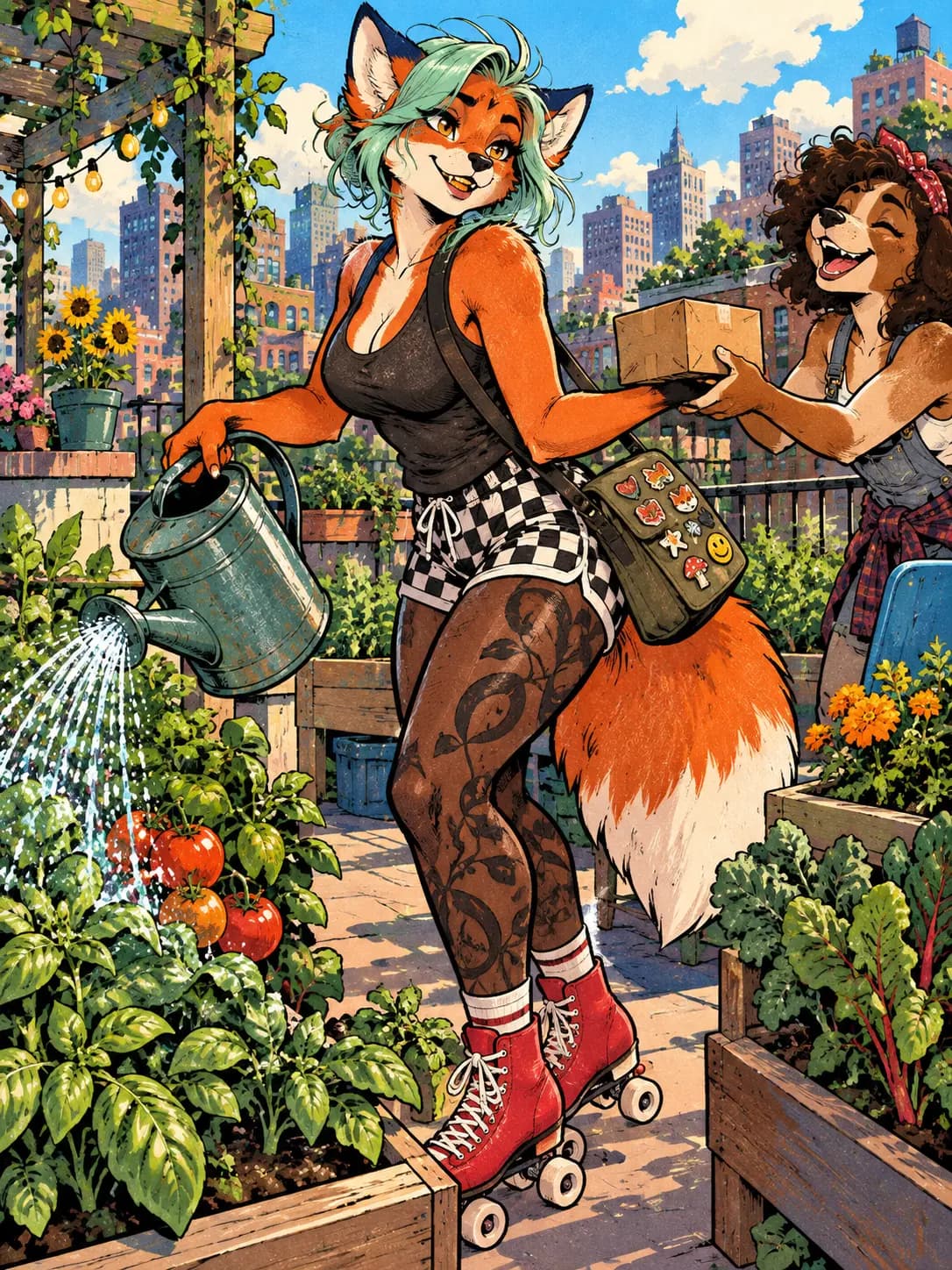 Riva · Her world · A rooftop garden