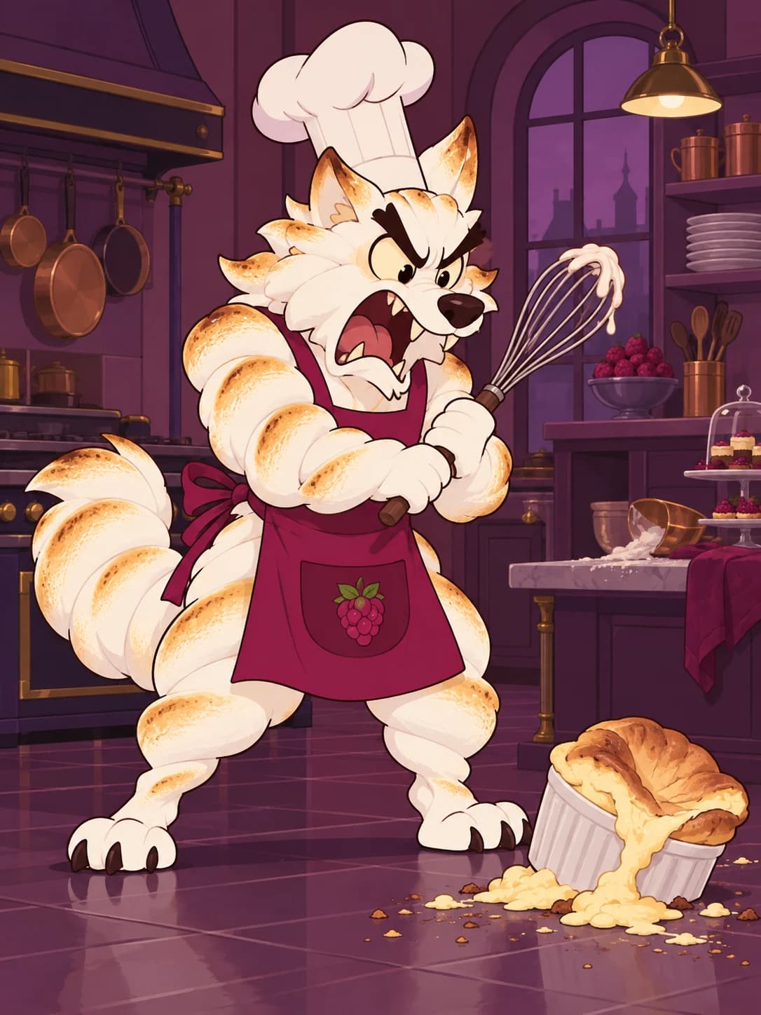 Marshmallow wolf · Furious chef
