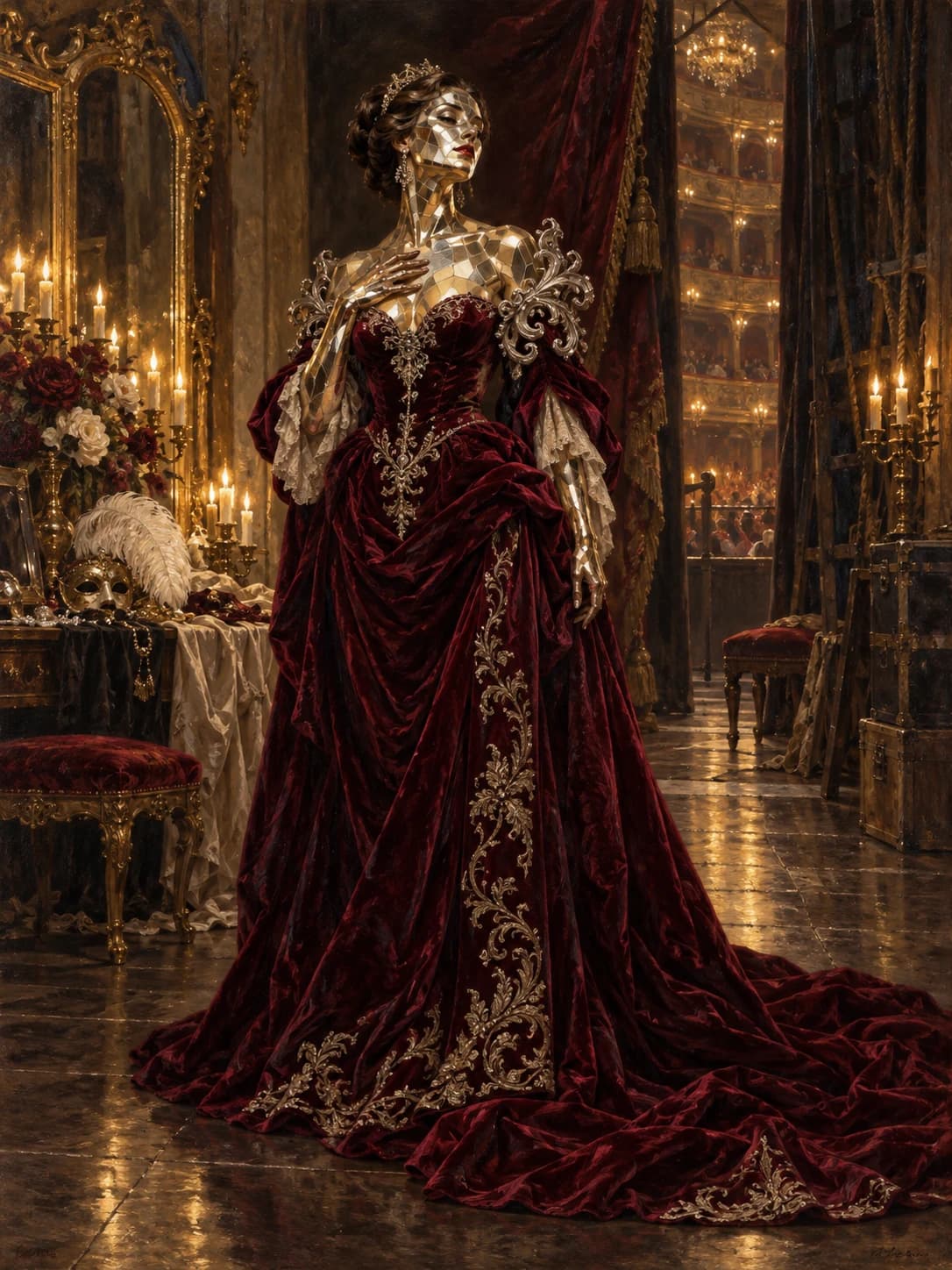 Mirror humanoid · Vain opera diva