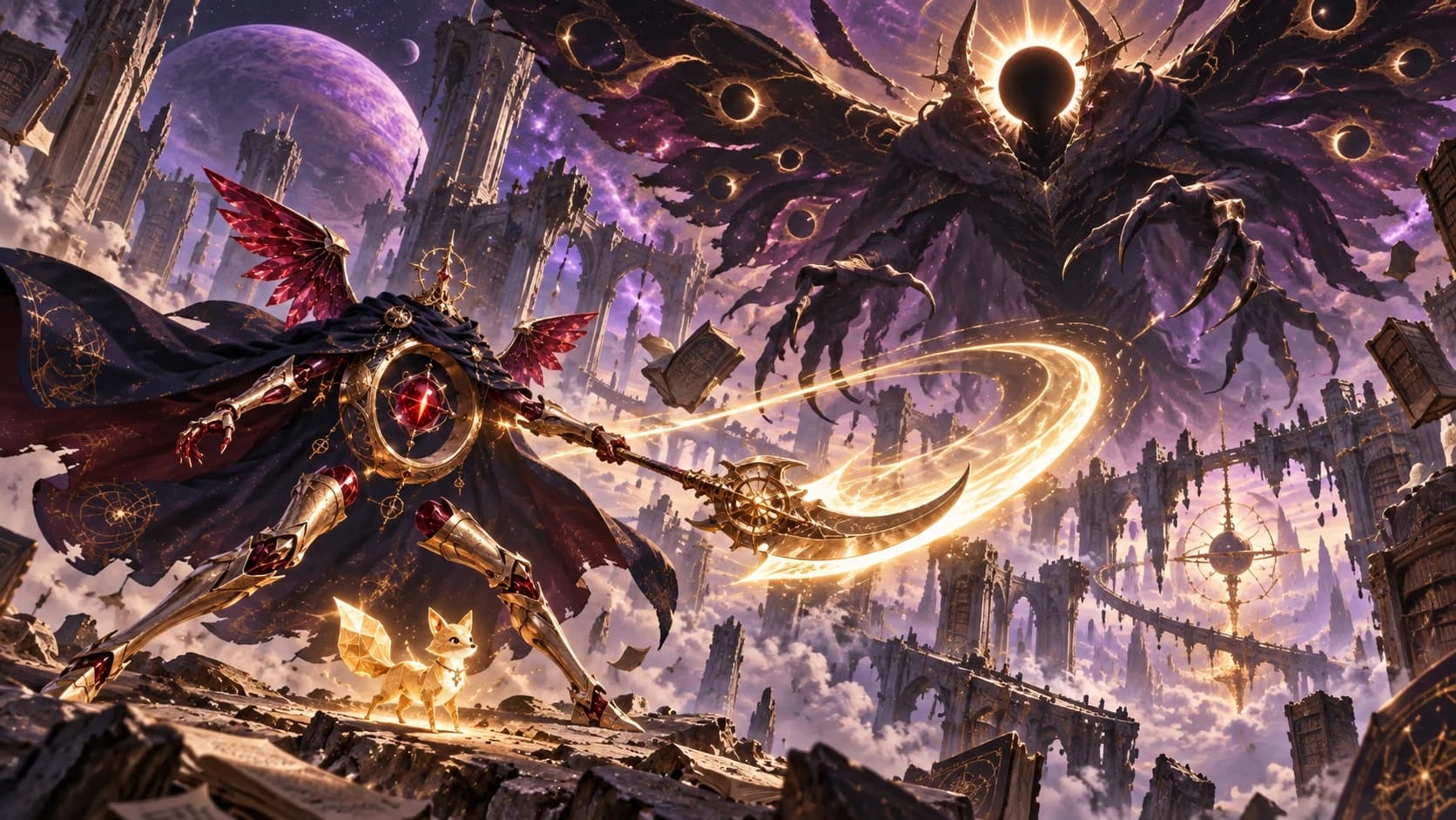 A cinematic battle scene from Aurel’s story