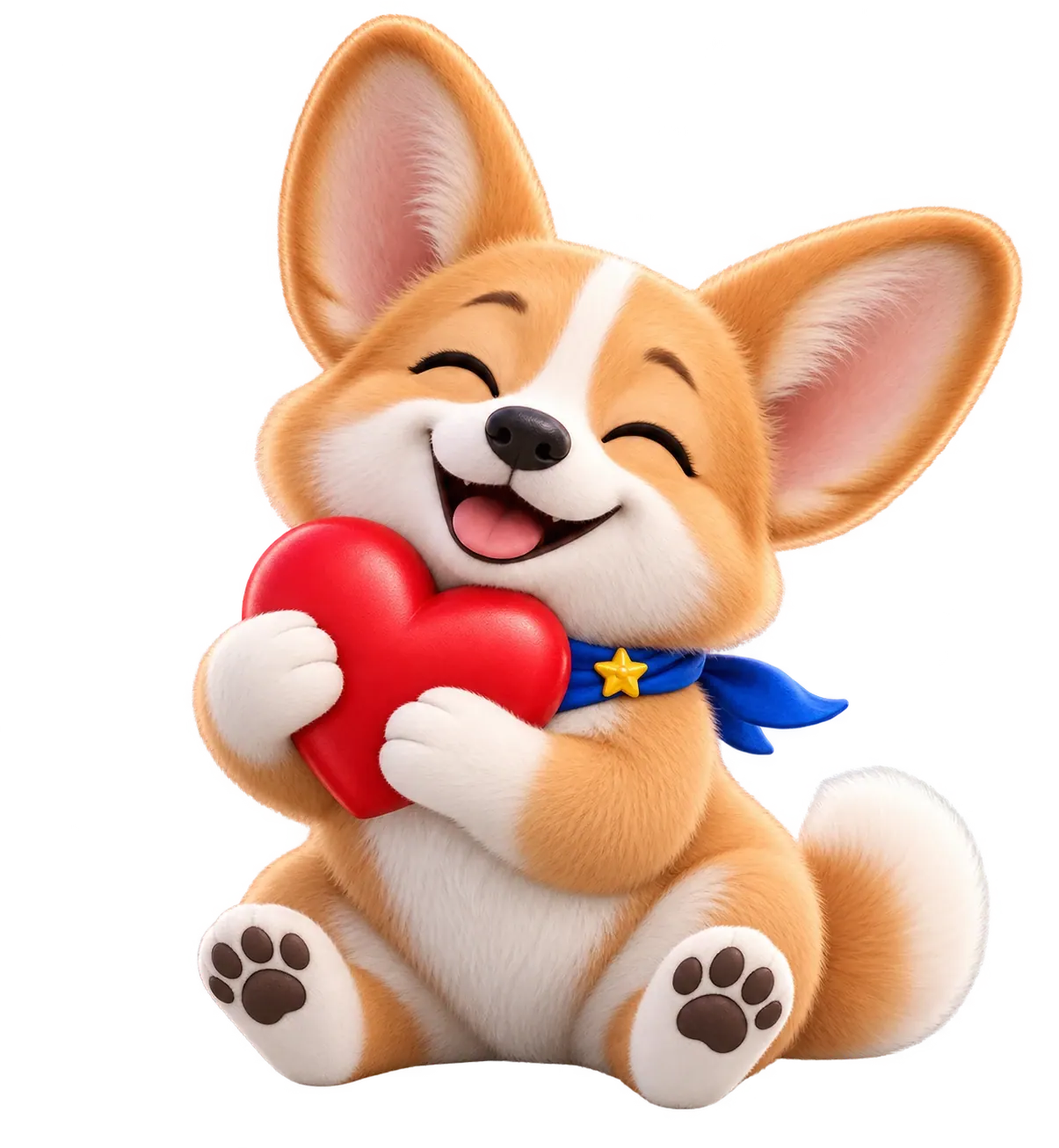 Love corgi expression