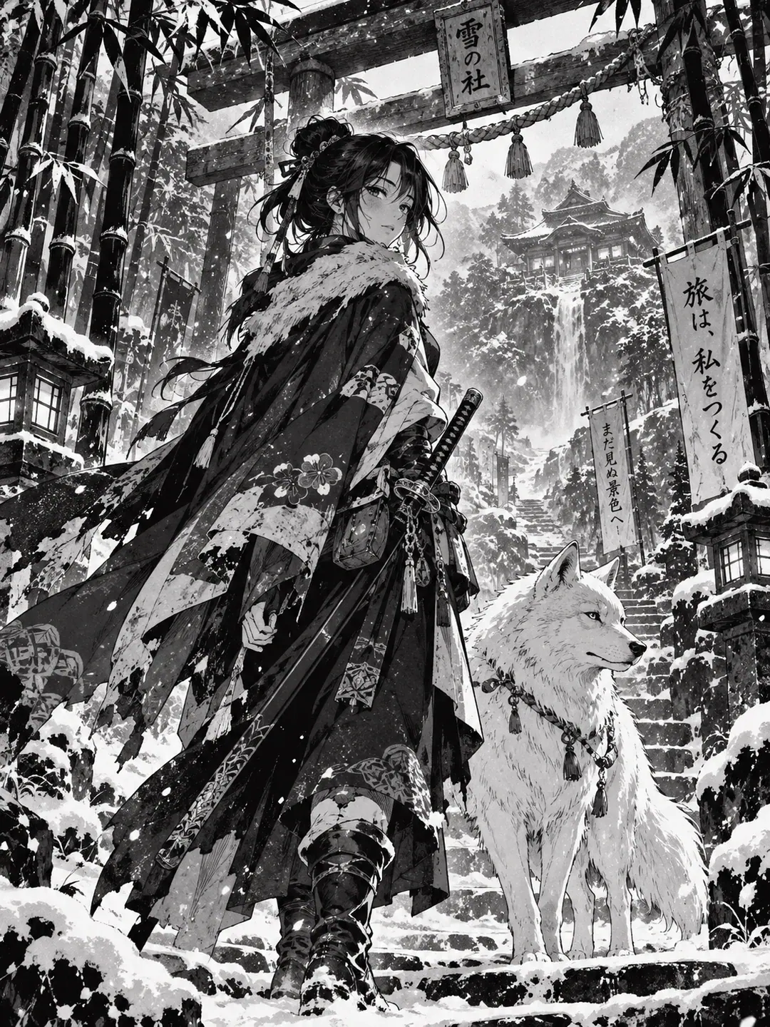 Illustrate the scene prepared artwork 2