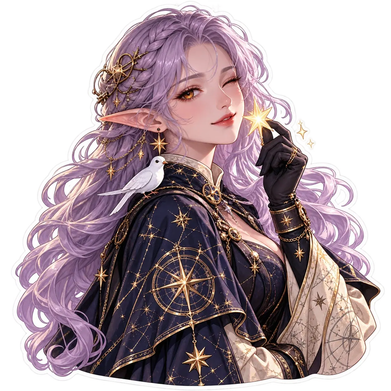 A sticker of the same cartographer