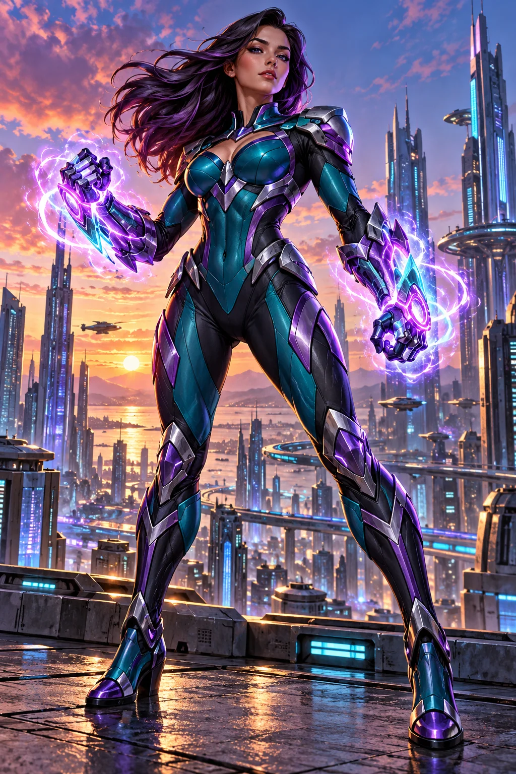Prepared illustration: original character in a painted style