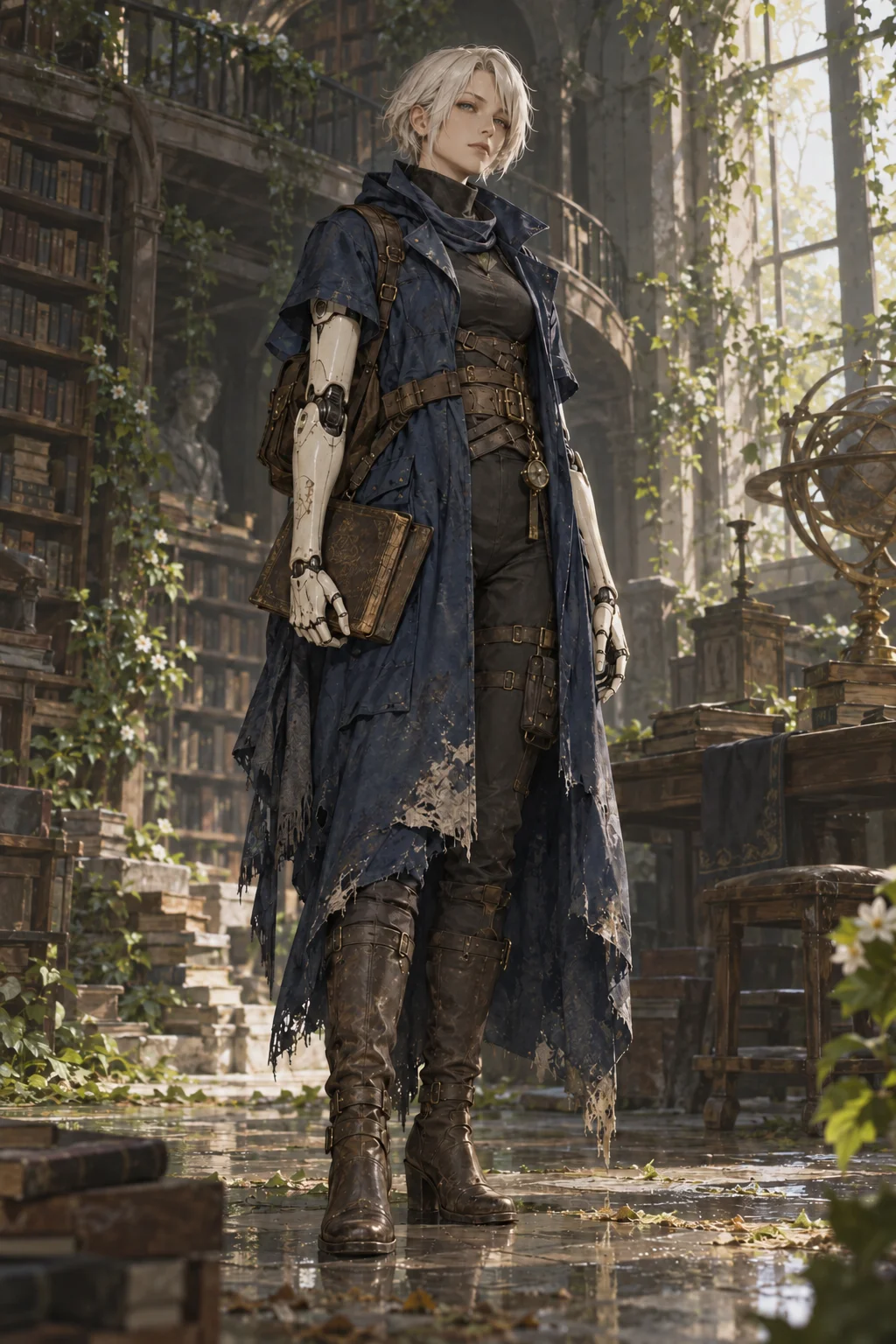 Prepared illustration: same character in an alternate outfit